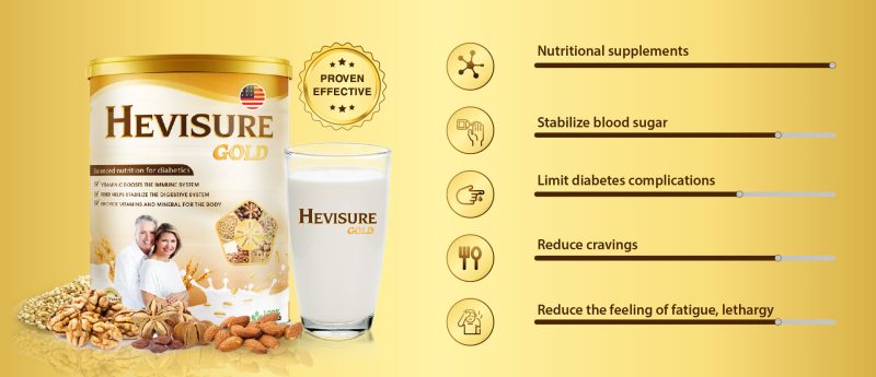Hevisure Gold - Sữa Hạt Cân Bằng Dinh Dưỡng